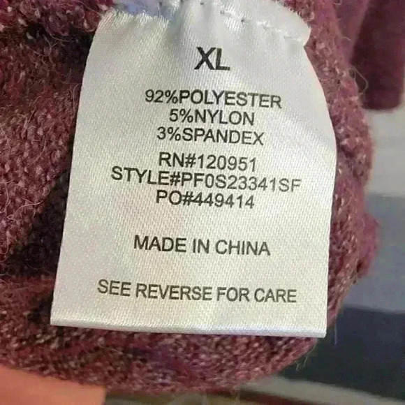 Pinque Women's Sweater Size XL Crew Neck Pullover Colorblock Striped - Picture 4 of 5